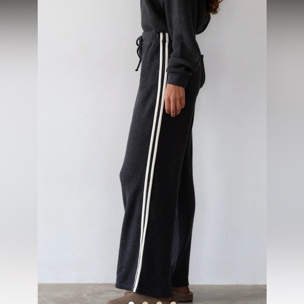 DONNI. The Thermal Crop Stripe Pant XS